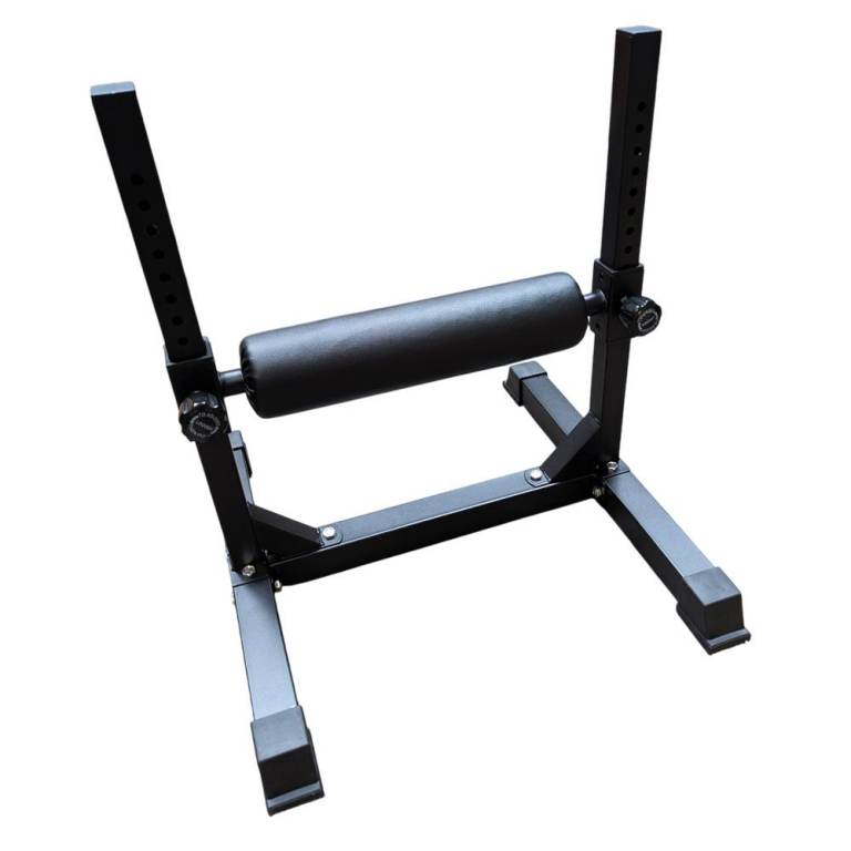 FXR Sports Bulgarian Split Squat Stand - 12-Level Leg Training Machine - Black