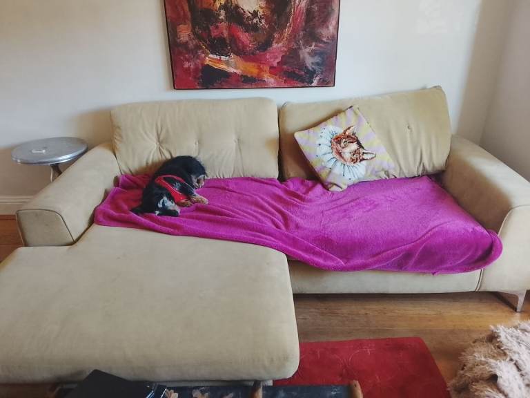Comfortable Corner Sofa – Fair Condition