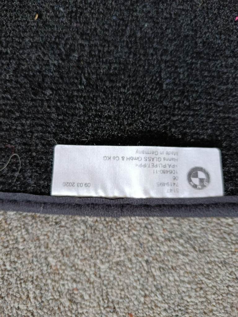 BMW 5 series G30/G31 carpet mats 