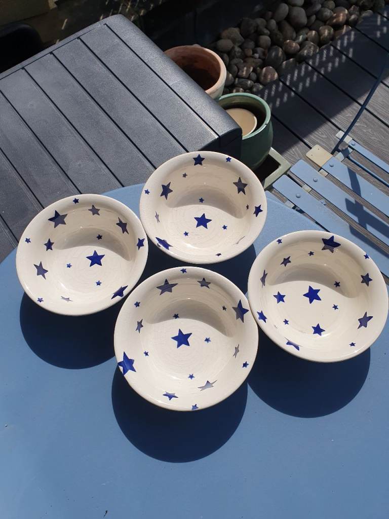Emma Bridgewater blue star cereal bowls
