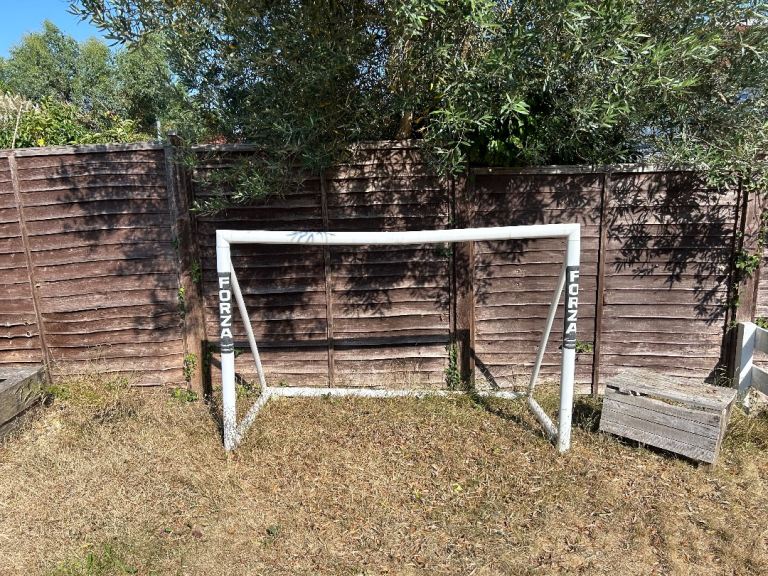 FORZA Football Goal – White, Fair Condition