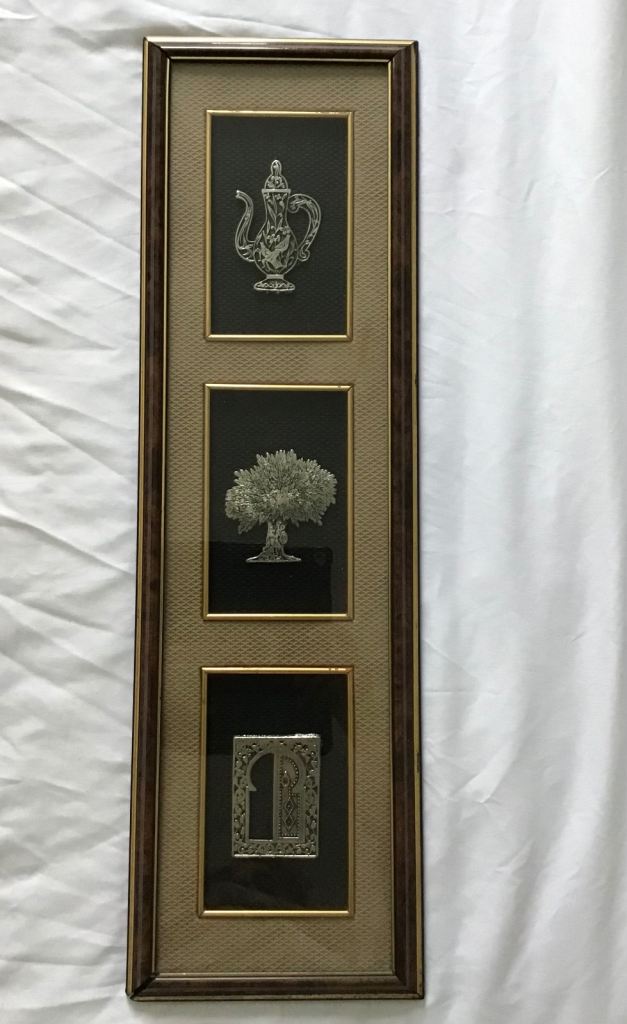 Silver decoration frame