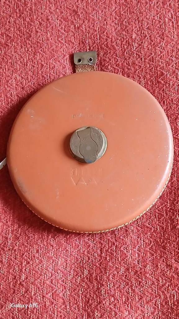 Vintage Rabone 30M Brass And Leather Tape 