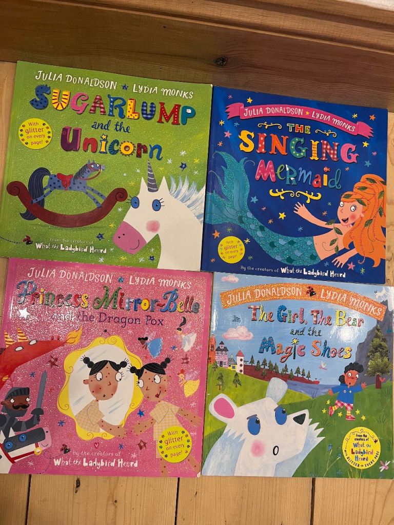 Julia Donaldson & Lydia Monks Picture Books - Set of 4