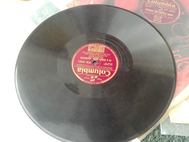 78rpm Gramophone Records in Flight Case