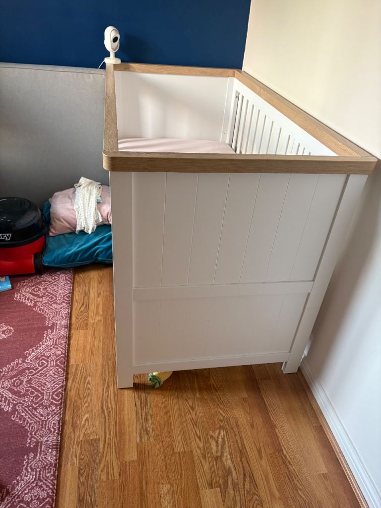 Cot Bed with brand new mattress