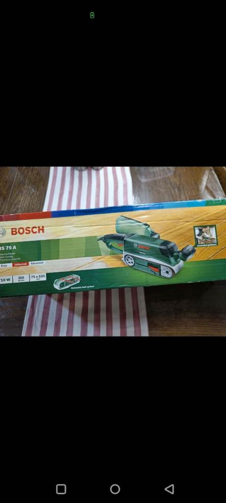New belt sander 
