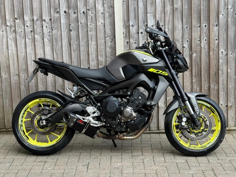 YAMAHA MT 09 ABS 2018 (18) + 10,500 MILES + FULL BLACK WIDOW + REMAP