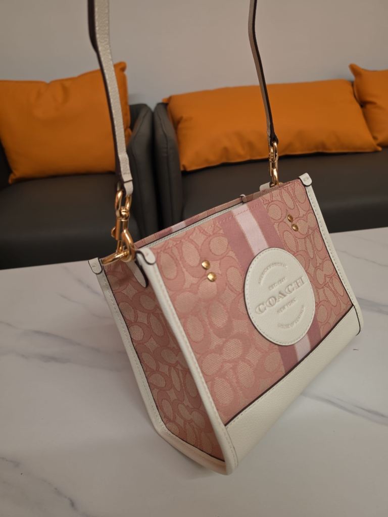 Dempsey coach tote bag pink 