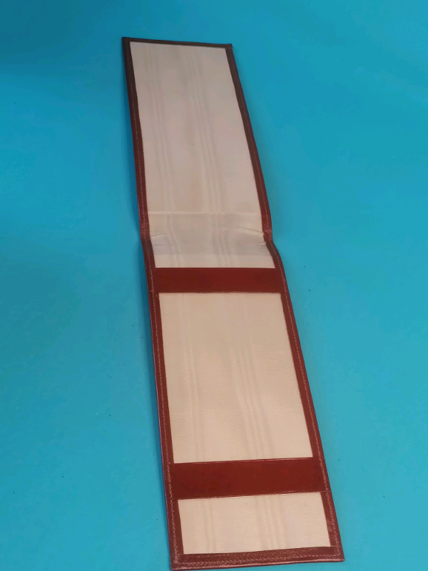 8,5inch real leather Important documents case holder. 