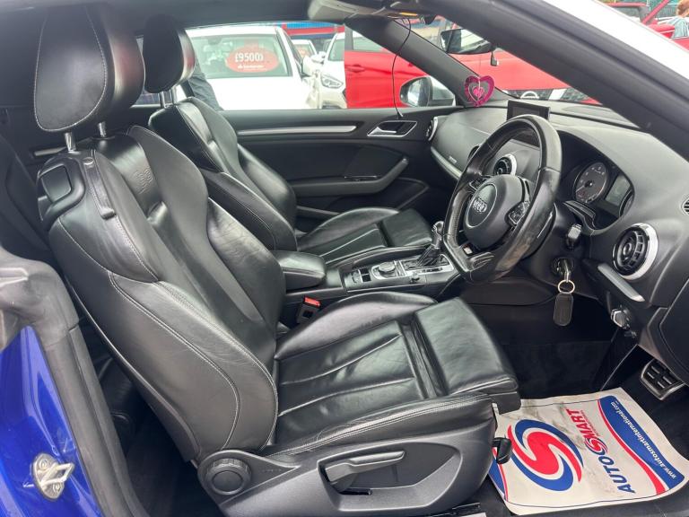  Audi S3 2.0 TFSI Cabriolet S Tronic quattro Euro 6 (s/s) 2dr (Nav) Petrol Automatic