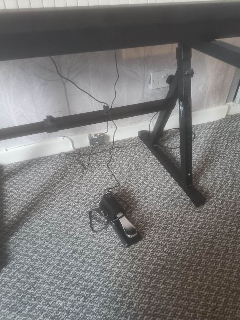 Roland FP-10 electric piano + stand + pedal