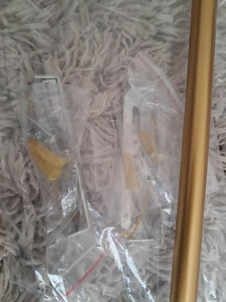 Gold light scones 2ft long never used brand new in box