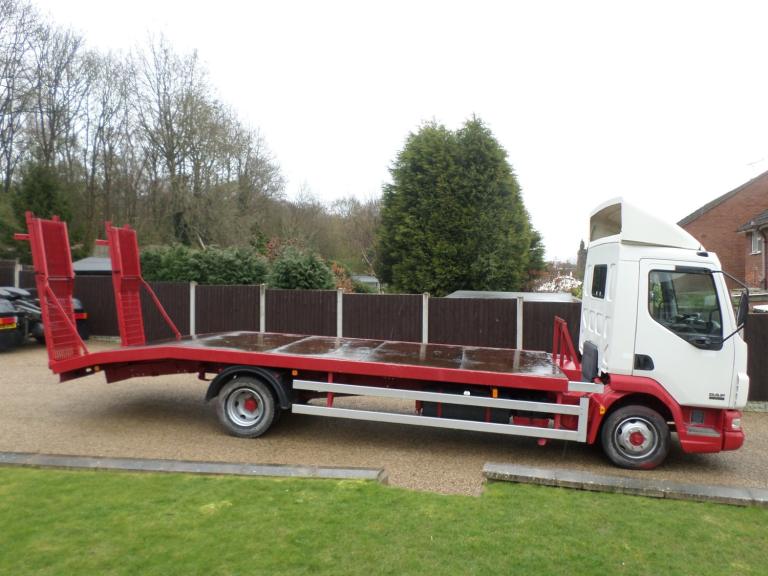2005 DAF TRUCKS FA LF45150 RECOVERY / PLANT / 21' 6'' BEAVERTAIL MANUAL, FLIP TOE RAMPS, ** NO VA...