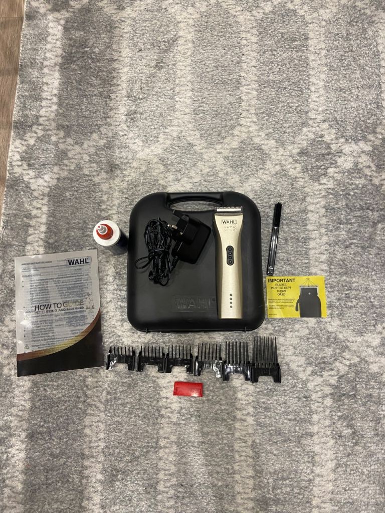 Wahl Super Groom Clipper Kit Full Set Dog Grooming Kit