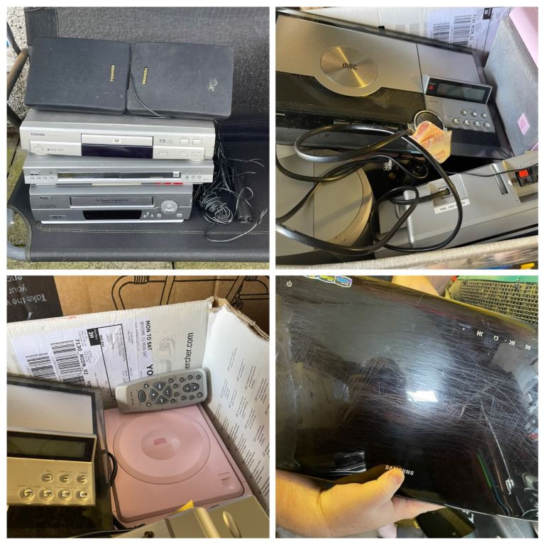 Job Lot of DVD Players and Video Recorders – Fair Condition