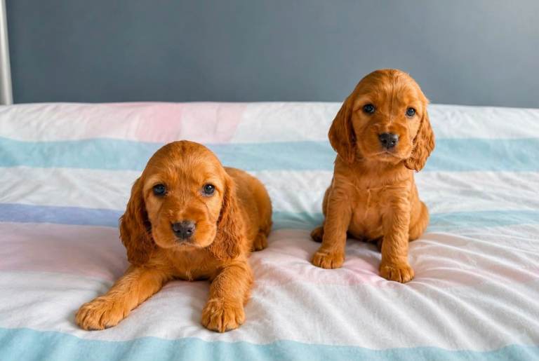 Cocker spaniel puppies