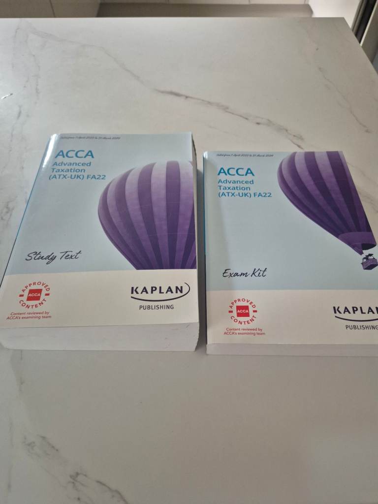 ACCA Advanced Taxation Study Text and Exam Kit Text Books 