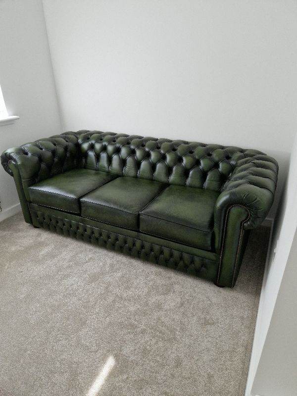 Handmade Chesterfield sofa bed