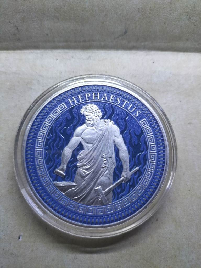 50 Cent collector's piece from the 2025 "Ancient Greece Gods & Goddesses" series