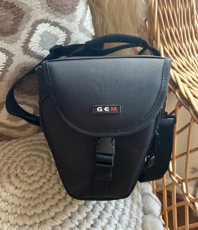 Free to collect…GEM camera case with shoulder strap.