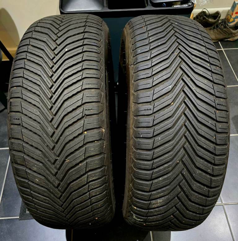 Michelin Cross Climate 2 SUV tyres, 235 55 R19, pair, 11k miles only.