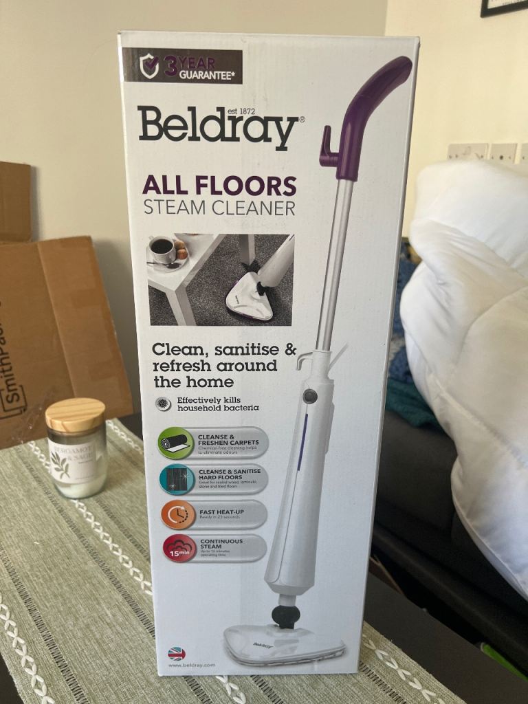 Beldray All Floors Steam Cleaner – Brand New