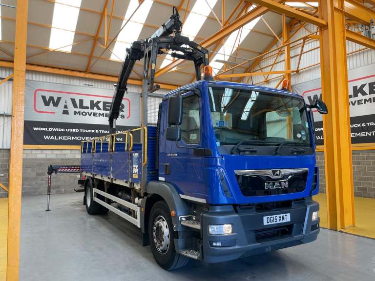 MAN TGM 18.250 *EURO 6* 4X2 18 TONNE BRICK GRAB – 2015 – DG15 XMT
