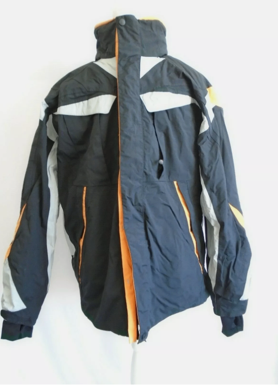 Mens Maier Sports Ski Jacket Size Eu52 GB 42 M-TEX 5000 Black/Orange