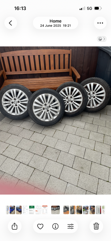 Vauxhall corsa d alloys