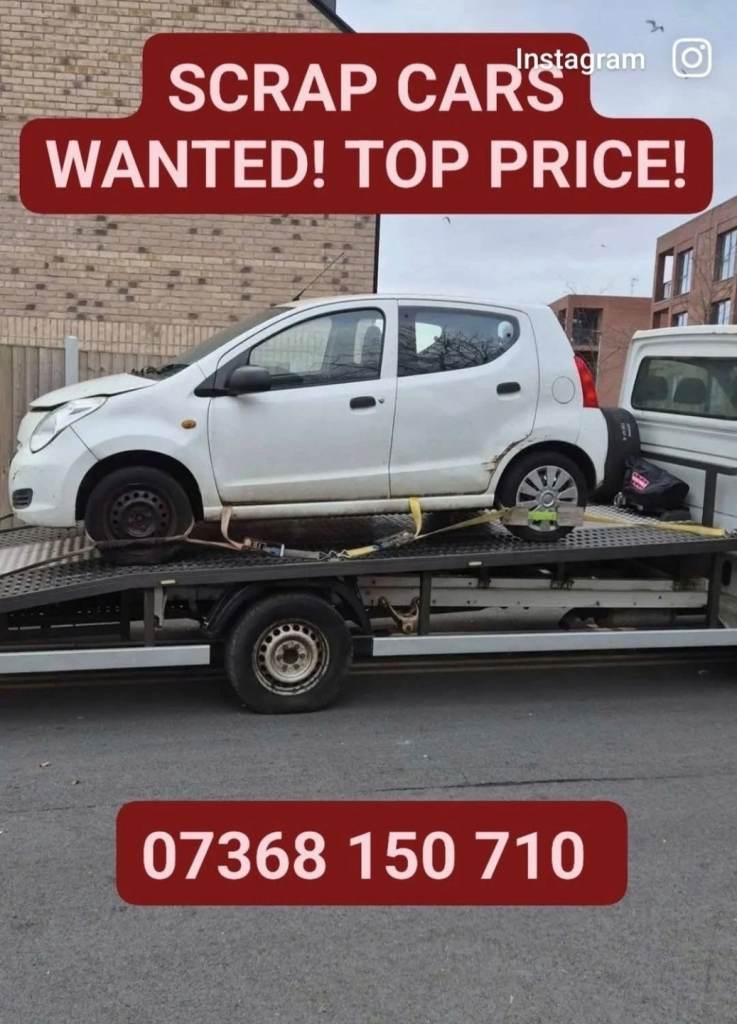 SCRAP VANS, CARS. BIKES WANTED BEST PRICE PAID FOR ALL VEHICLES!