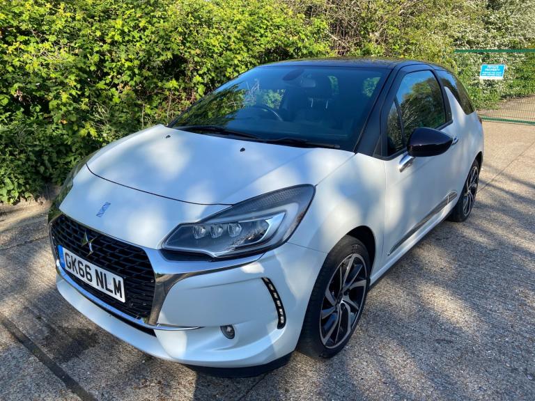 2016 DS Automobiles DS 3 1.2 PureTech Givenchy Le Makeup White 33k Miles Years MOT Warranty £20 T...