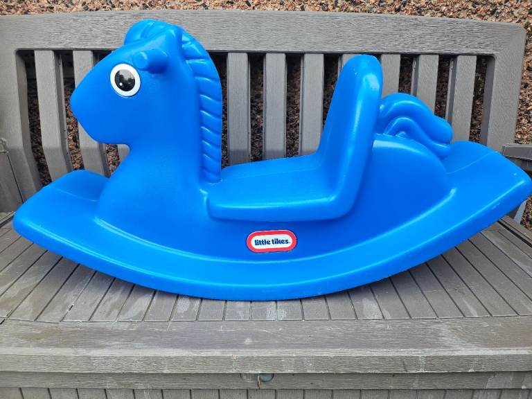 Blue Little Tikes Rocking Horse