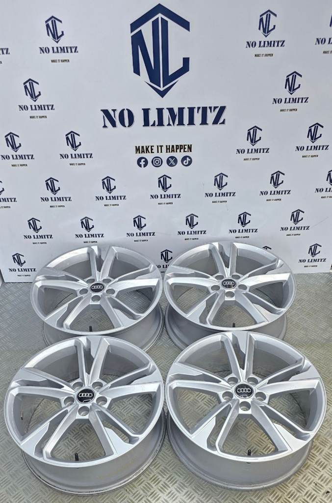 GENUINE AUDI 19" S-LINE Q3 A3 ALLOY WHEELS 5x112 DIAMOND CUT 83A601025M