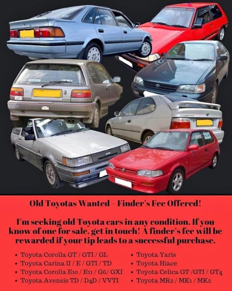Toyota Corolla GTI bought 