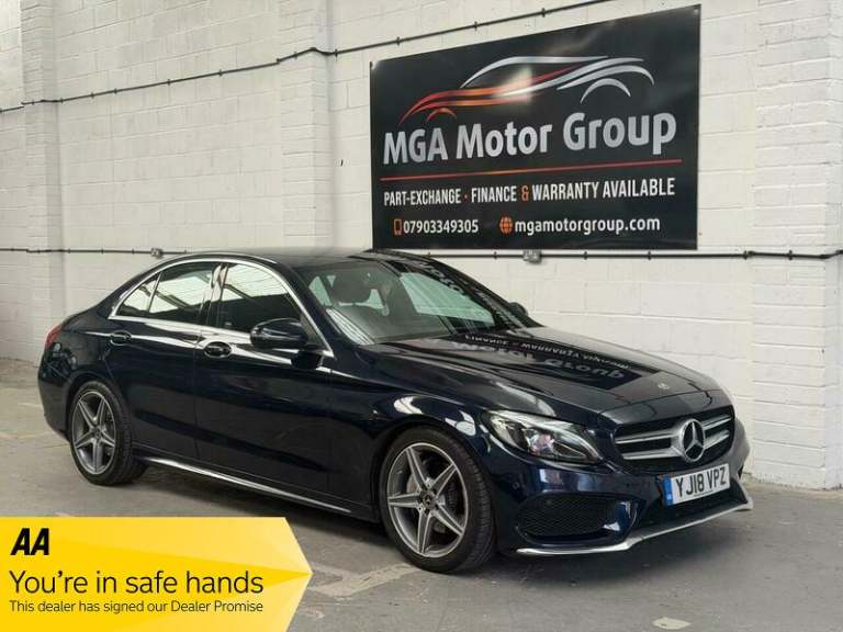 2018 Mercedes-Benz C Class 2.1 C220d AMG Line G-Tronic+ Euro 6 (s/s) 4dr SALOON Diesel Automatic