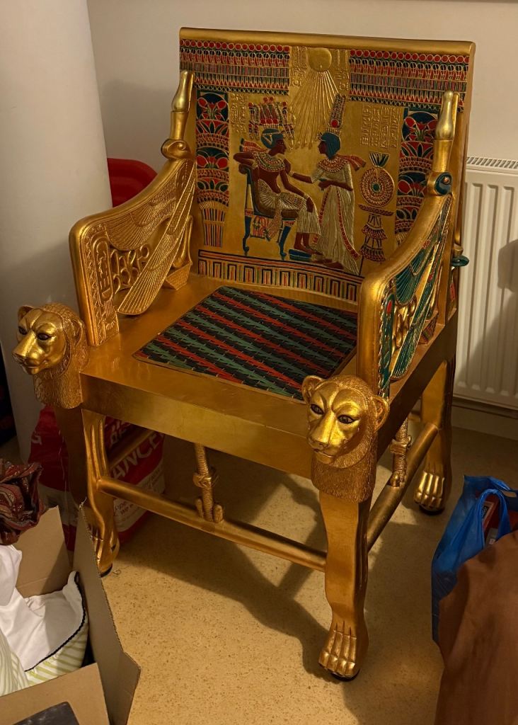 Tutankhamun Replica Throne