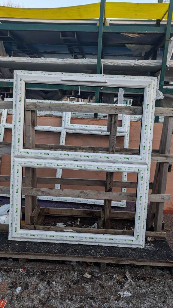 image for White UPVC window frame 