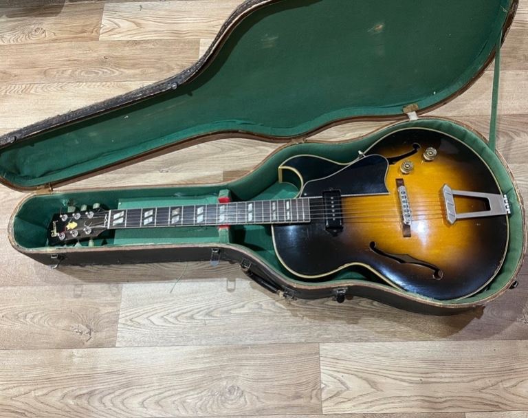 used 51' Gibson ES175 archtop guitar, single P90, for sale