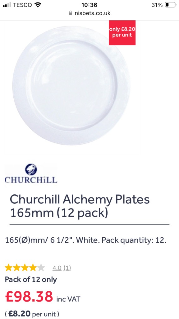 55 x Churchill alchemy side plates for restaurant cafe b&b hotel Indian Chinese pub 