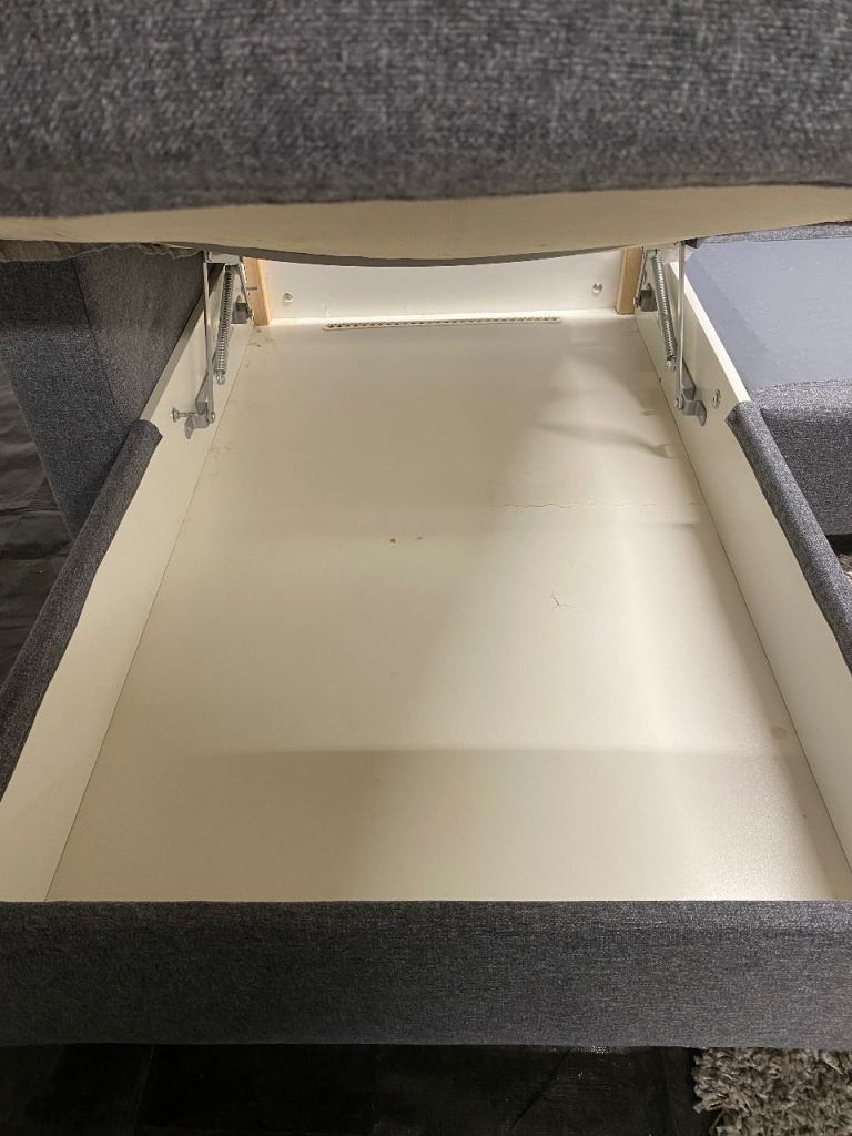 IKEA VIMLE GREY CORNER SOFA WITH STORAGE CHAISE – DELIVERY AVAILABLE