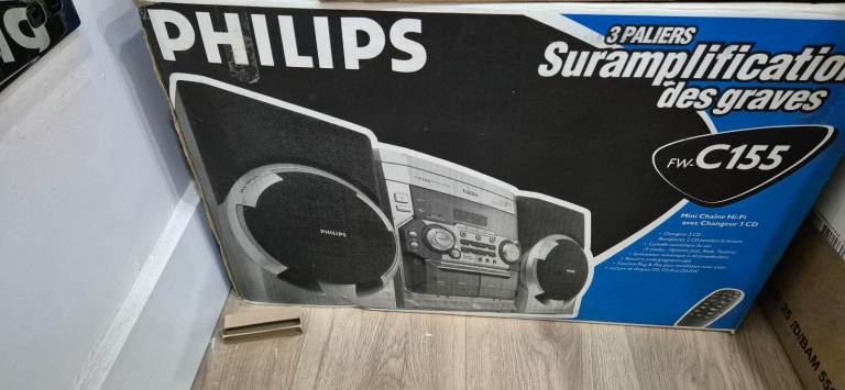 image for Philips FW-C115 Mini Hi Fi System 3 CD changer