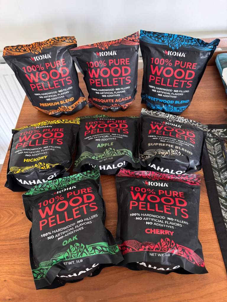 Wood pellets for flavouring whilst BBQ or smoking