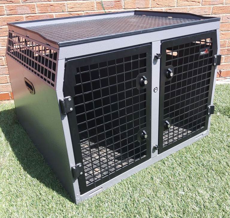 Trans K9 ( B12 ) Transport double dog box ( Lockable & Crash Tested) TransK9