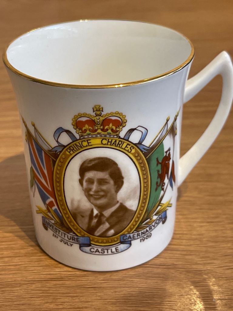 Prince Charles Investiture 1969 Commemorative Mug