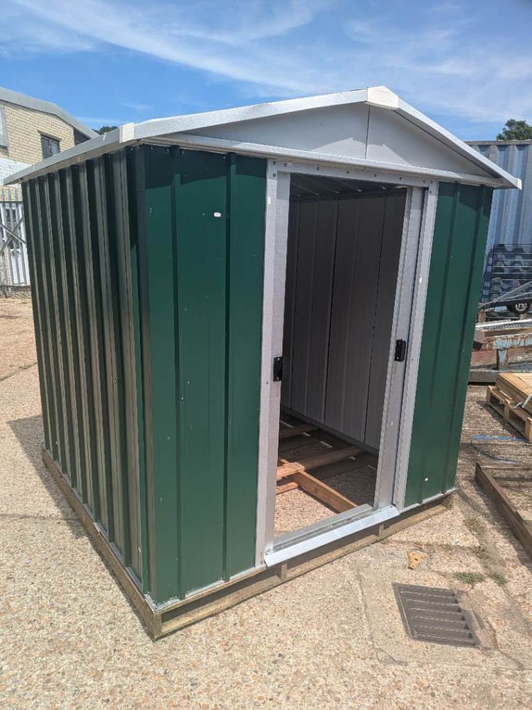 Yardmaster Emerald Deluxe Apex Metal Shed 6x6