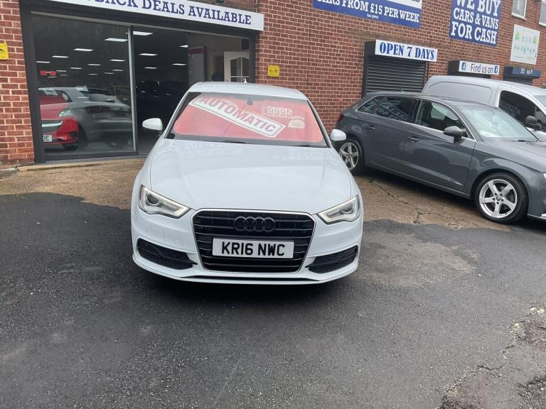 2016 Audi A3 1.4 TFSI 150 S Line 3dr S Tronic [Nav] HATCHBACK Petrol Automatic