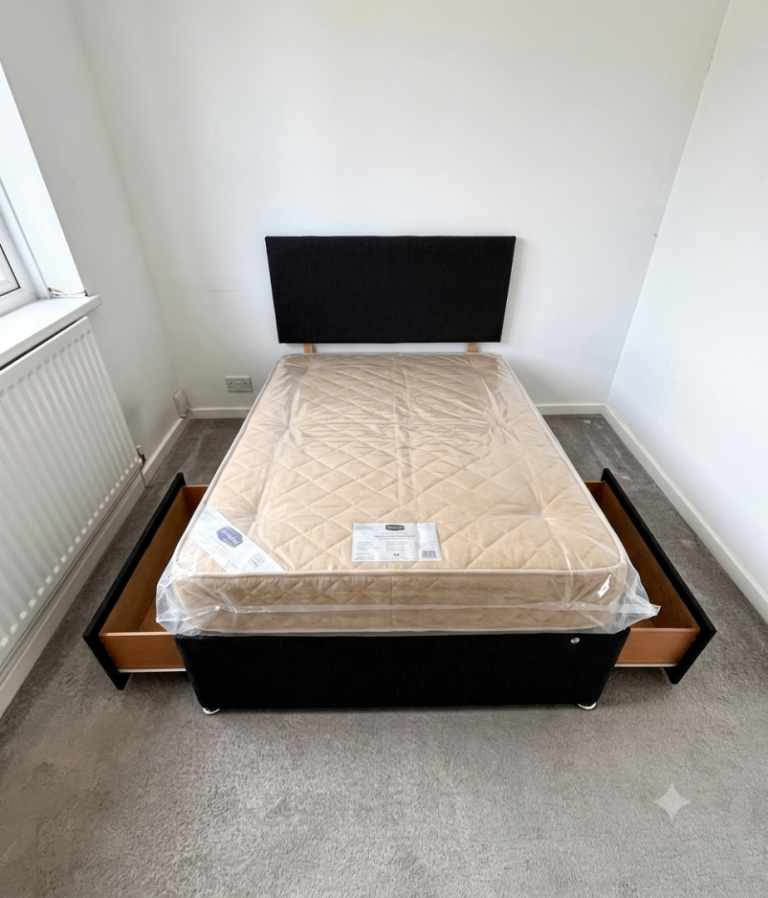 Order NOW ASAP - SINGLE DIVAN , DOUBLE Bed BASE - And King size WITH MATTRESS - FREE HOME DELIVERY