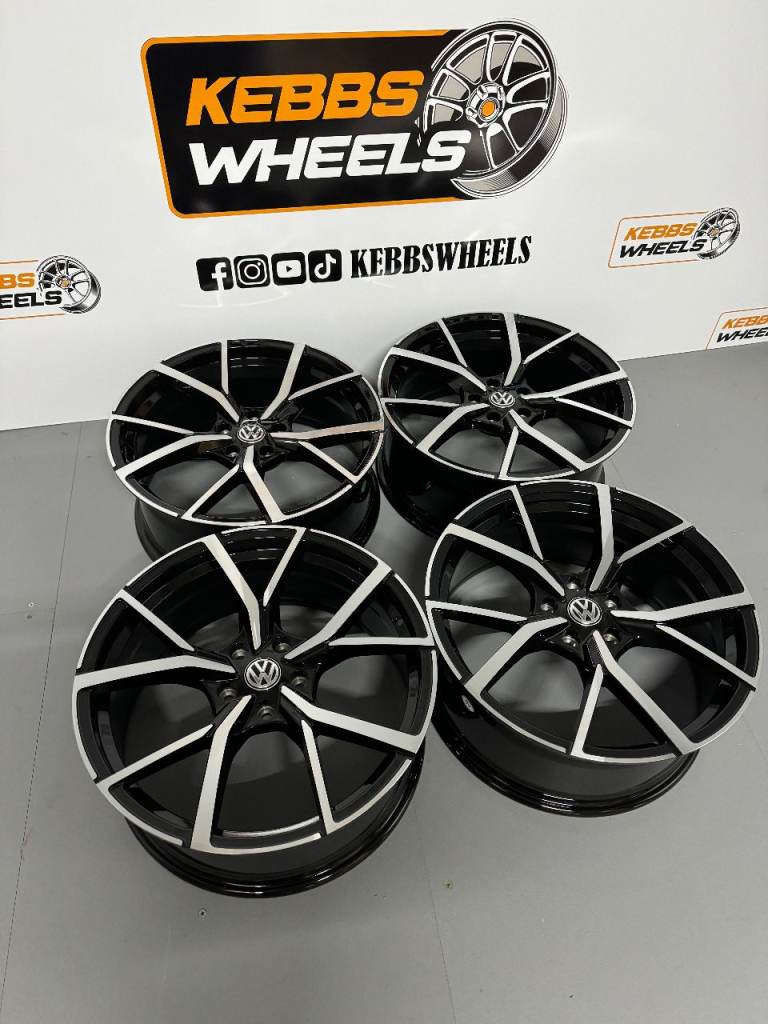 *FINANCE AVAILABLE* 19" VW 2021 GOLF R ESTORIL STYLE ALLOY WHEELS AUDI  VW R GTI SCIROCCO CADDY 
