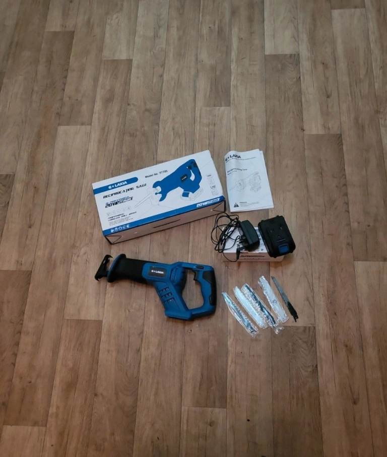 G Laxia 20V Reciprocating Saws, Reciprocating Electric Saw 2.0Ah Battery & Charger